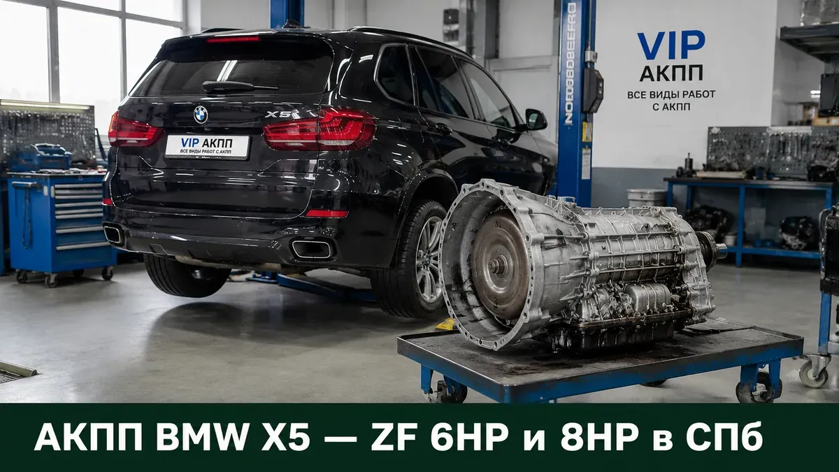 Ремонт АКПП BMW X5 в Санкт-Петербурге: ZF 6HP и 8HP, проблемы и цены