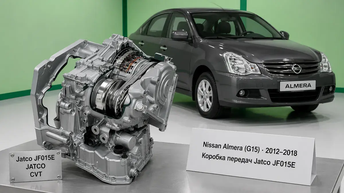 Ремонт КПП Nissan Nissan Almera (G15) | VIP АКПП Ремонт коробки передач Nissan Nissan Almera (G15) (2012–2018) в Санкт-Петербурге — Jatco JF015E / Jatco JR405E (4AT) / 5MT, диагностика бесплатно, гарантия 12 месяцев