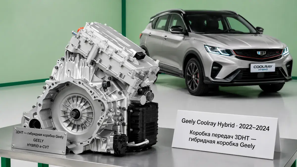 Ремонт КПП Geely Geely Coolray Hybrid | VIP АКПП Ремонт коробки передач Geely Geely Coolray Hybrid (2022–2024) в Санкт-Петербурге — 3DHT — гибридная коробка Geely / Getrag 7DCT300, диагностика бесплатно, гарантия 12 месяцев