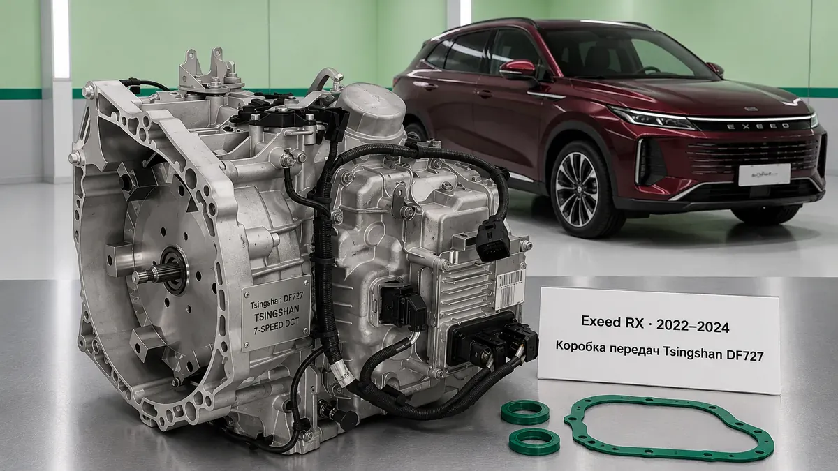 Ремонт КПП EXEED Exeed RX | VIP АКПП Ремонт коробки передач EXEED Exeed RX (2022–2024) в Санкт-Петербурге — Tsingshan DF727 (7DCT), диагностика бесплатно, гарантия 12 месяцев