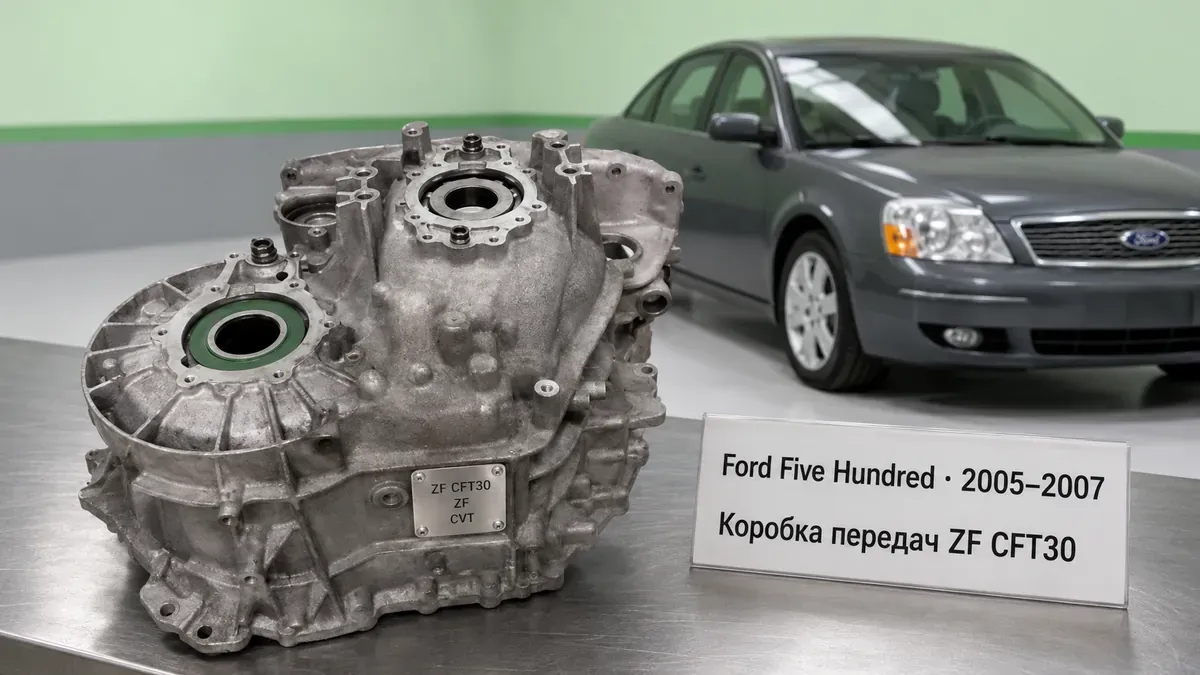Ремонт КПП Ford Five Hundred | VIP АКПП Ремонт коробки передач Ford Five Hundred (2005–2007) в Санкт-Петербурге — ZF CFT30, диагностика бесплатно, гарантия 12 месяцев