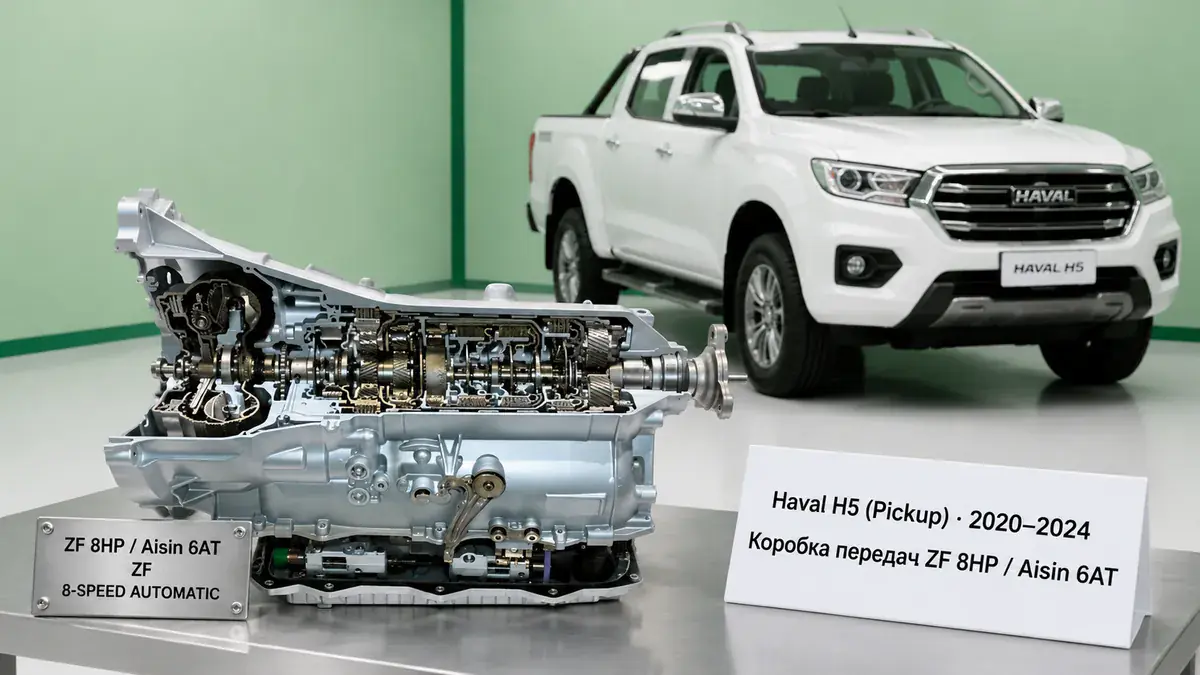 Ремонт КПП Haval Haval H5 (Pickup) | VIP АКПП Ремонт коробки передач Haval Haval H5 (Pickup) (2020–2024) в Санкт-Петербурге — ZF 8HP / Aisin 6AT / GW-6MT, диагностика бесплатно, гарантия 12 месяцев
