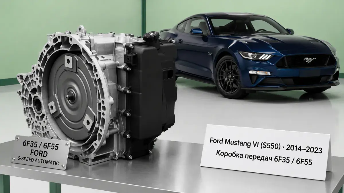 Ремонт КПП Ford Ford Mustang VI (S550) | VIP АКПП Ремонт коробки передач Ford Ford Mustang VI (S550) (2014–2023) в Санкт-Петербурге — 6F35 / 6F55 (SelectShift) / 10R80 / Getrag MT82, Tremec TR-3160, диагностика бесплатно, гарантия 12 месяцев
