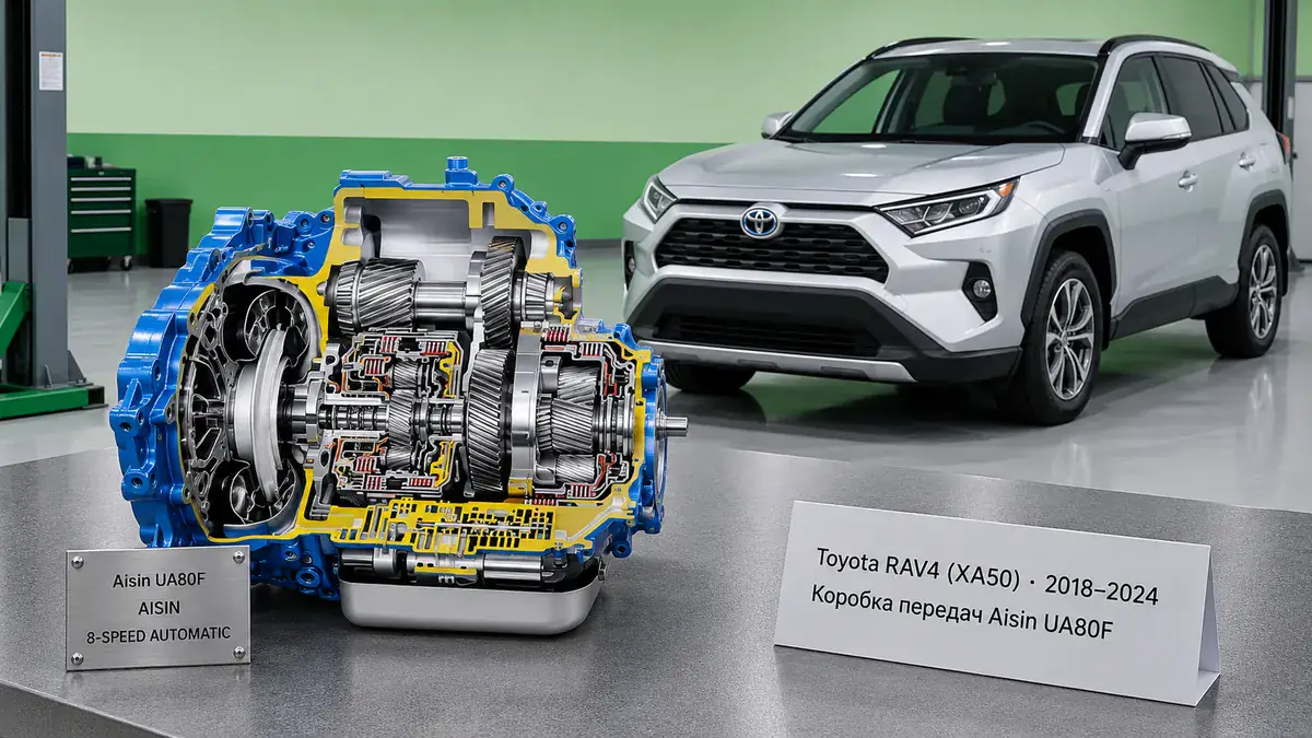 Ремонт КПП Toyota Toyota RAV4 (XA50) | VIP АКПП Ремонт коробки передач Toyota Toyota RAV4 (XA50) (2018–2024) в Санкт-Петербурге — Aisin UA80F (Direct Shift-8) / Aisin K120 (Direct Shift) / P810 e-CVT, диагностика бесплатно, гарантия 12 месяцев