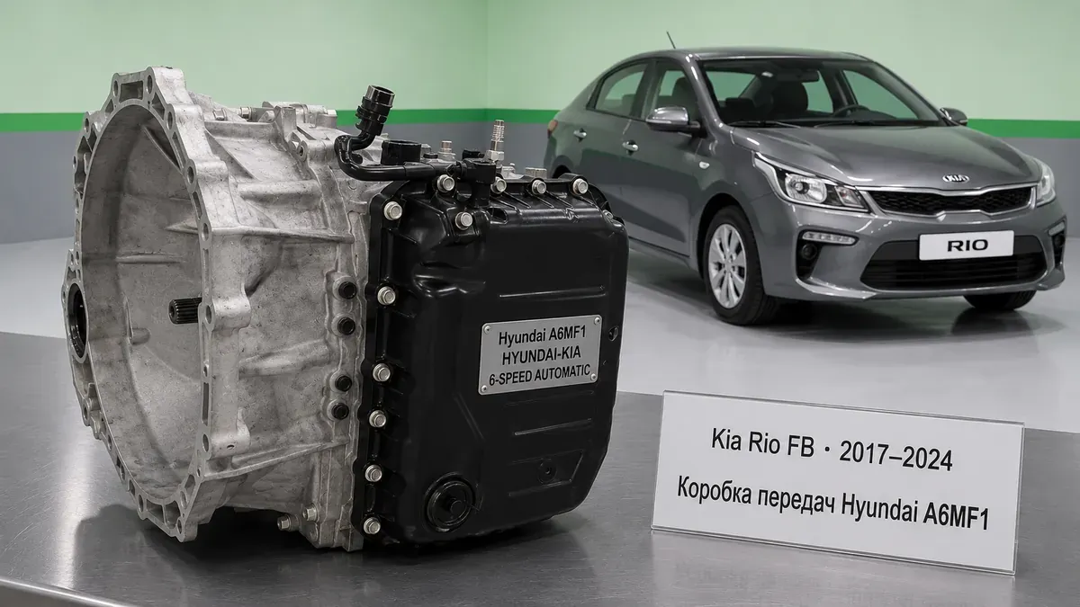 Ремонт КПП Kia Rio FB | VIP АКПП Ремонт коробки передач Kia Rio FB (2017–2024) в Санкт-Петербурге — Hyundai A6MF1 / Hyundai-Kia Gamma IVT, диагностика бесплатно, гарантия 12 месяцев