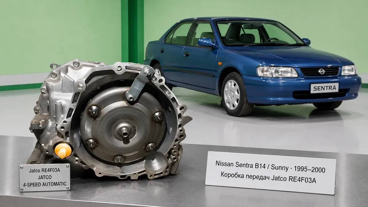 Ремонт КПП Nissan Sentra B14 / Sunny | VIP АКПП Ремонт коробки передач Nissan Sentra B14 / Sunny (1995–2000) в Санкт-Петербурге — Jatco RE4F03A, диагностика бесплатно, гарантия 12 месяцев