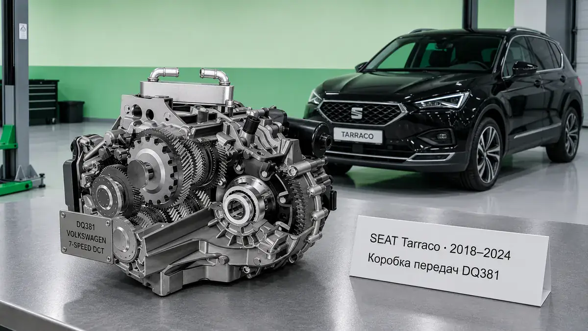 Ремонт КПП SEAT SEAT Tarraco | VIP АКПП Ремонт коробки передач SEAT SEAT Tarraco (2018–2024) в Санкт-Петербурге — DQ381 (0GC) / DQ500 (0BT/0BH), диагностика бесплатно, гарантия 12 месяцев